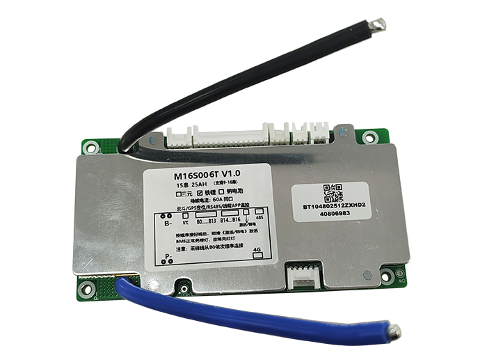河馬M16S006T鋰電池保護(hù)板支持9-16串60A三元移動電源保護(hù)板